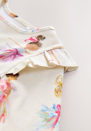 Next REGULAR FIT - LONG SLEEVE FRILL - Pikkade varrukatega topp - beige