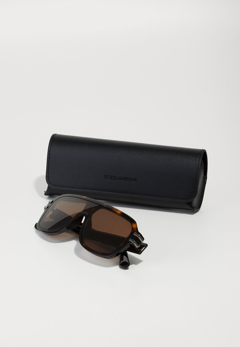 Dolce & Gabbana Brown Sunglasses with Black Case Dolce & Gabbana Gold Sunglasses Tortoiseshell Brown DG 6017  main image 3