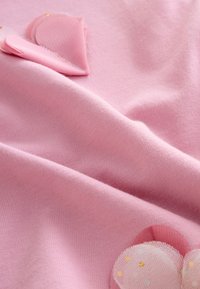 Next LONG SLEEVE HEART APPLIQUÉ - Maglietta a manica lunga - pink