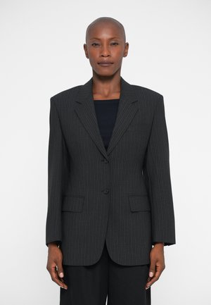 HOURGLASS PINSTRIPE - Blazer - anthracite