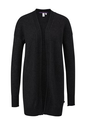 QS, MIT ROLLSÄUMEN - Gilet - schwarz