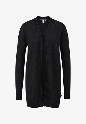QS, MIT ROLLSÄUMEN - Gilet - schwarz