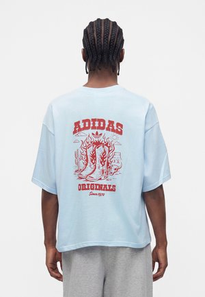 adidas Originals, UNISEX - T-Shirt print - ice blue