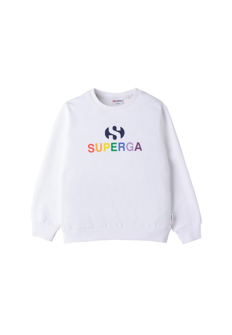 Superga ROUND NECK - Felpa - bianco