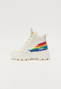 Buffalo - ASPHA - Platform ankle boots - white/rainbow Thumbnail Image 1