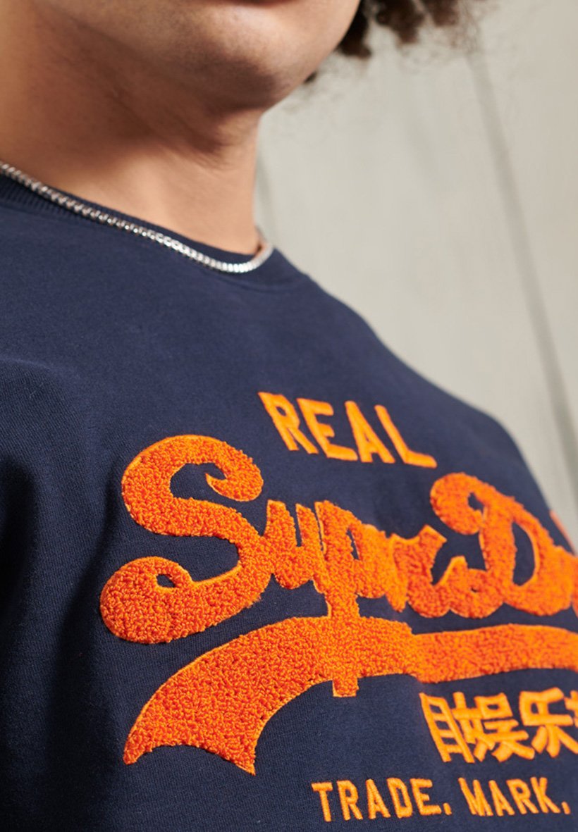 superdry navy t shirt