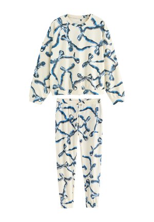 REGULAR FIT - LONG SLEEVE SET - Pigiama - ecru bows