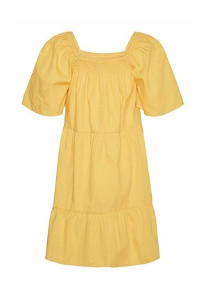 Day dress - golden cream