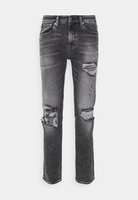 Calvin Klein Jeans SKINNY - Calças de ganga de corte skinny - denim black