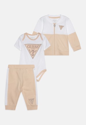 BABY ACTIVE ZIP UNISEX SET - Dovanos kūdikiams - sand grain