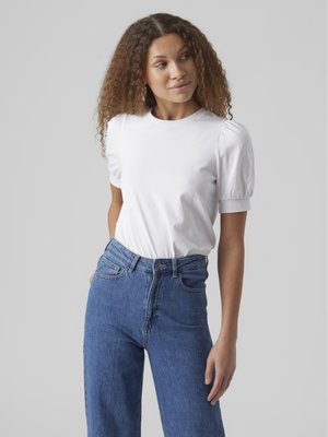 VMKERRY 2/4 O-NECK NOOS - T-shirt basic - bright white