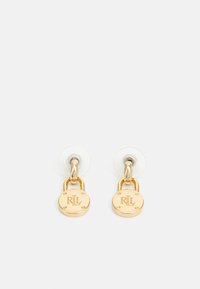 Lauren Ralph Lauren - BASIC LOGO PADLOCK DROP - Auskari - gold-coloured Miniatūras attēls 1