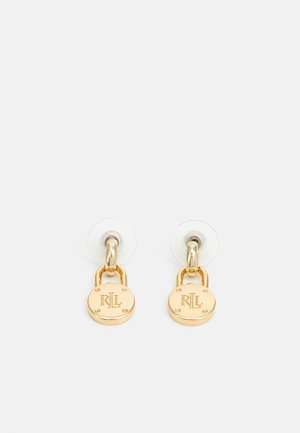 BASIC LOGO PADLOCK DROP - Ohrringe - gold-coloured