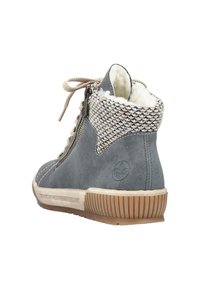 Rieker Bottines à lacets - jeans/schwarz-kiesel