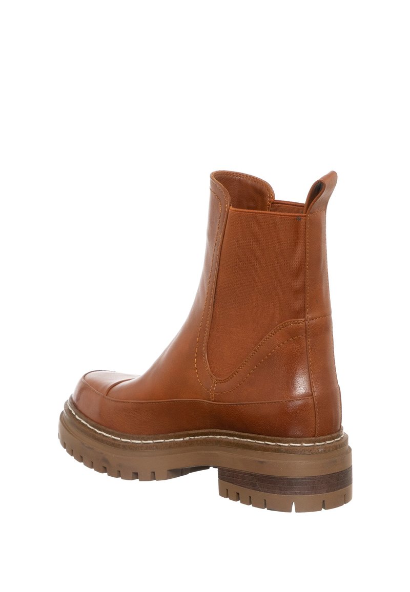 Braccialini Stivaletti con plateau marrone