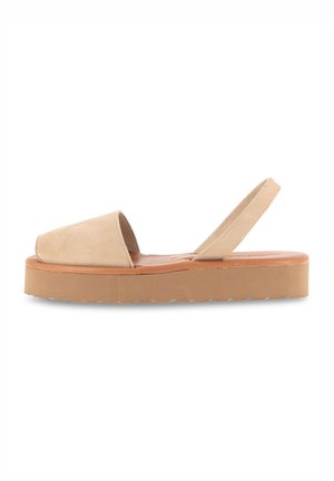 AVARCA PLATJA - Sandalen met plateauzool - beige