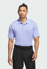adidas Performance ULTIMATE365 ALLOVER PRINT - Polo shirt - blue spark