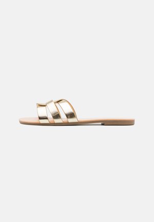 ONLY SHOES Mules - gold-coloured