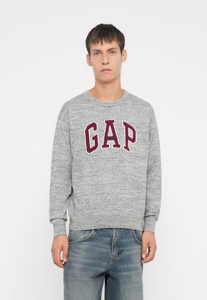 ATHLETIC INTARSIA CREW - Trui - grey heather