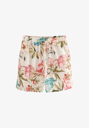 Next REGULAR FIT BRODERIE STRETCH - Shortsit - pastel floral print