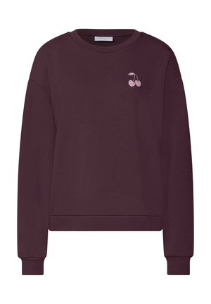 Street One Studio, LANGARM SWEATSHIRT MIT BACKPRINT - Sweatshirt - very berry