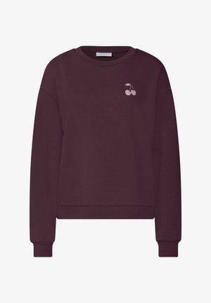 Street One Studio, LANGARM SWEATSHIRT MIT BACKPRINT - Sweatshirt - very berry