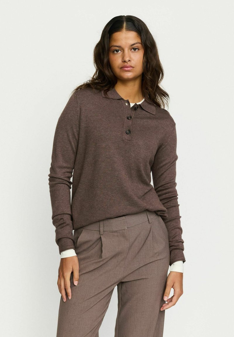 Soft Rebels Piké - coffee quartz melange