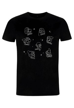 Disney SNOW WHITE MANY DWARVES - T-shirt z nadrukiem