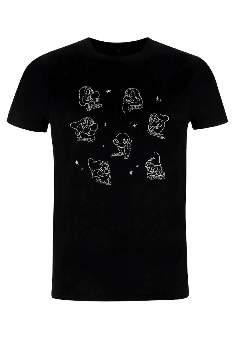 Disney SNOW WHITE MANY DWARVES - T-shirt z nadrukiem