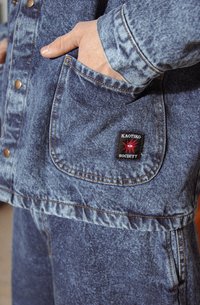 Kaotiko JACKET TRICKY LOVE UNISEX - Farmerdzseki - denim