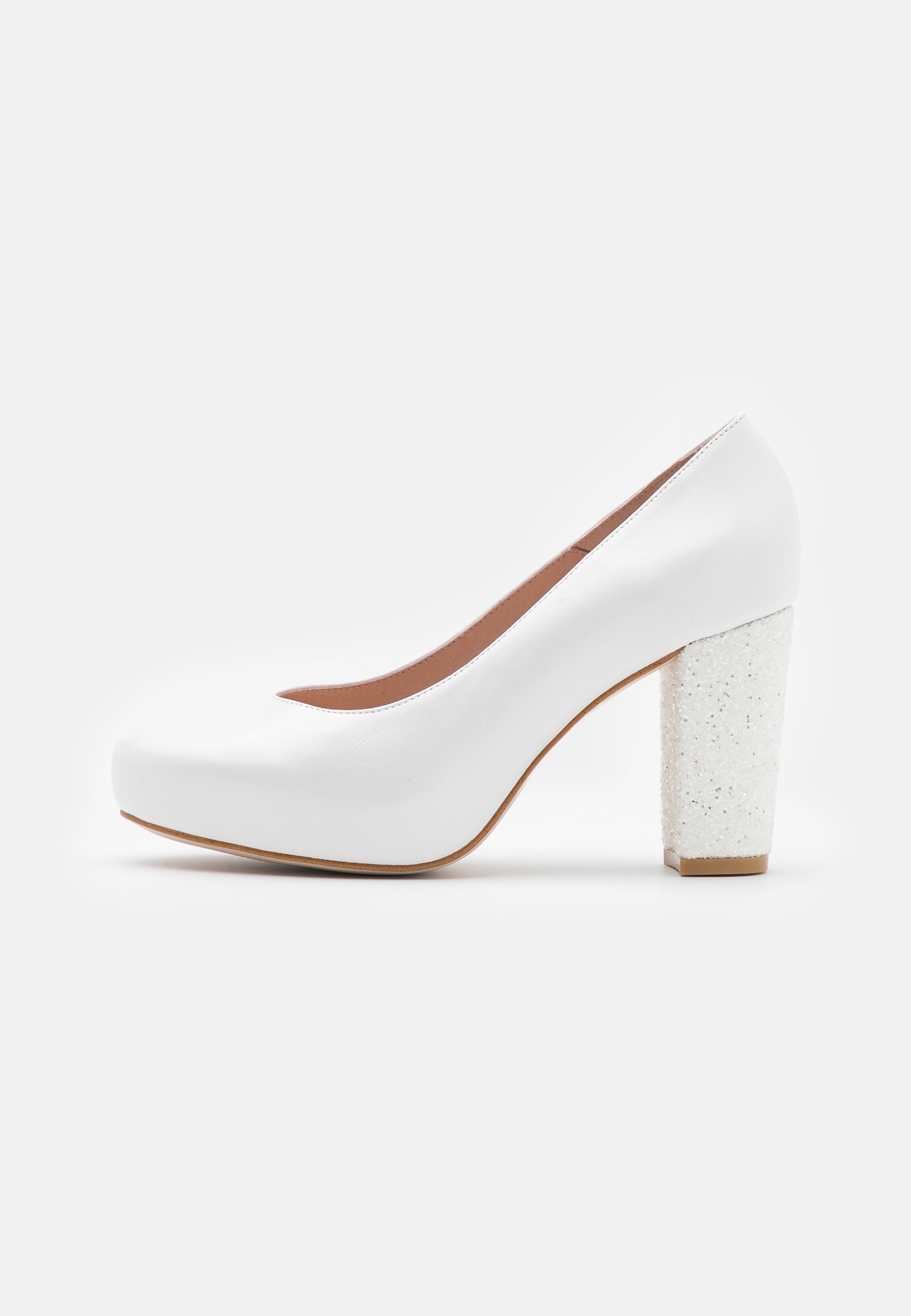 scarpe bianche tacco