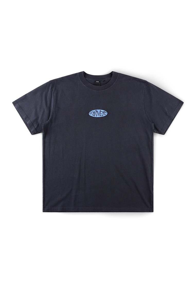 Former SLACK - T-Shirt print - washed black/anthrazit - Zalando