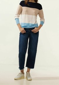 Street One Stickad tröja - dark blue