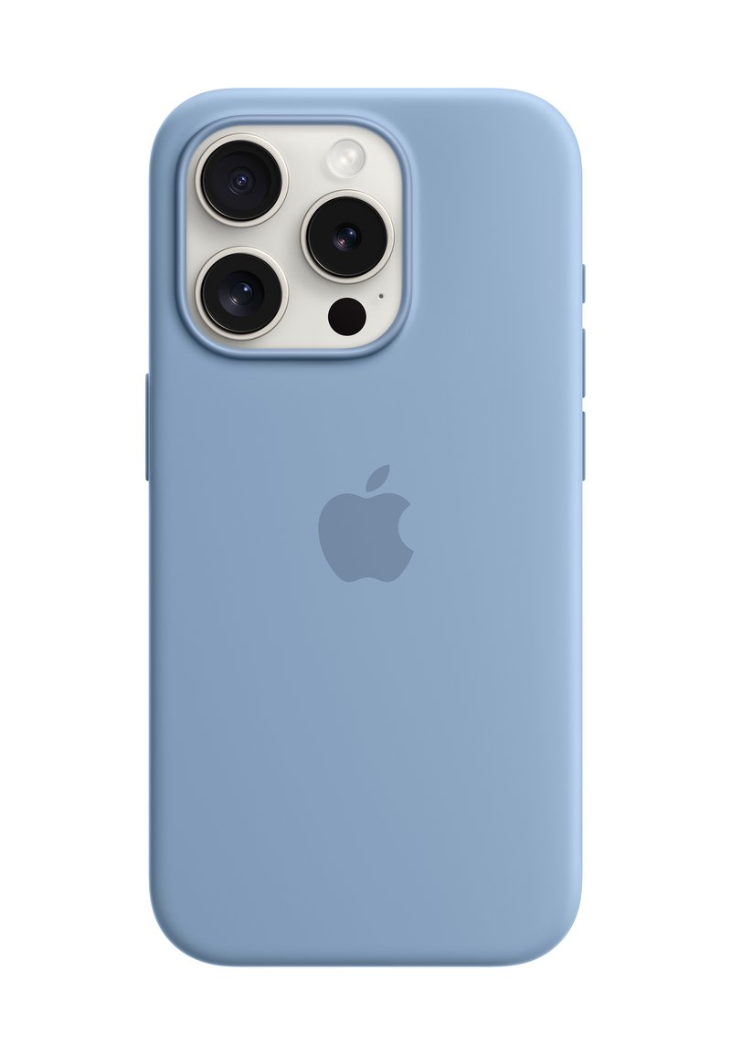 Apple IPHONE 15 PRO SILICONE CASE WITH MAGSAFE - Phone case - winter blue