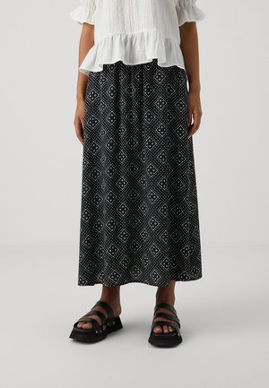 VMEASY SKIRT - A-vonalú szoknya - black