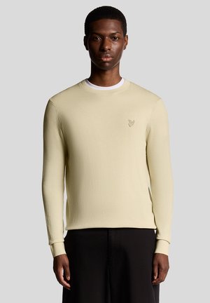 TONAL SUPERFINE CREW NECK - Džemperis - pale brass