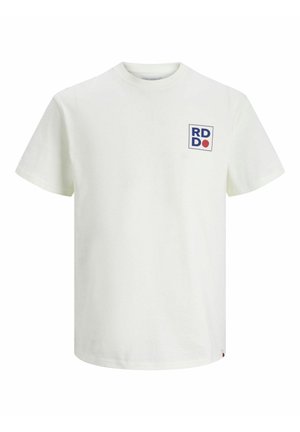 T-shirt con stampa - egret