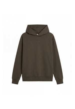 Calvin Klein, MICRO LOGO HOOD - Суитшърт с качулка - olive night