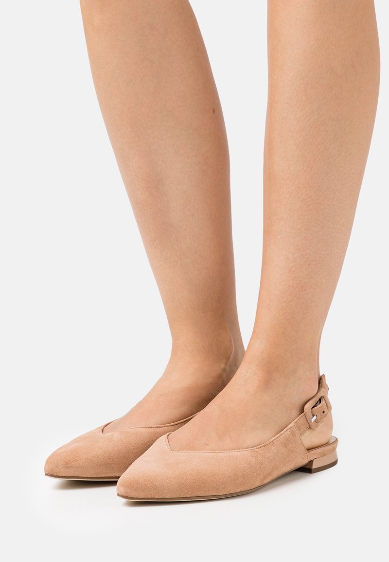 Högl Ballerines à brides arrière - beige