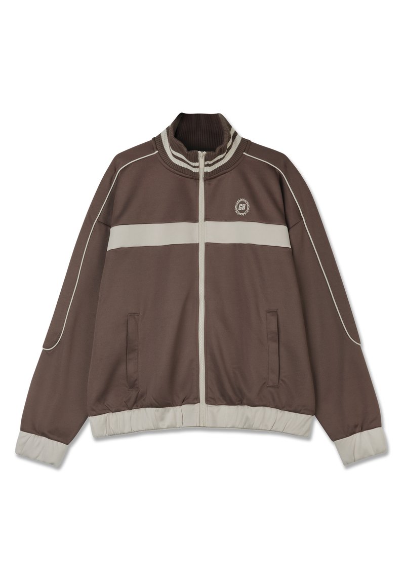 Pegador Sweater met rits bruin