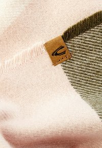 camel active MIT KARIERTEM MUSTER - Sjal / Tørklæder - sepia rose checks