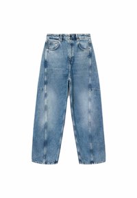 CARTER BARREL  - Sirgete säärtega teksad - mid indigo