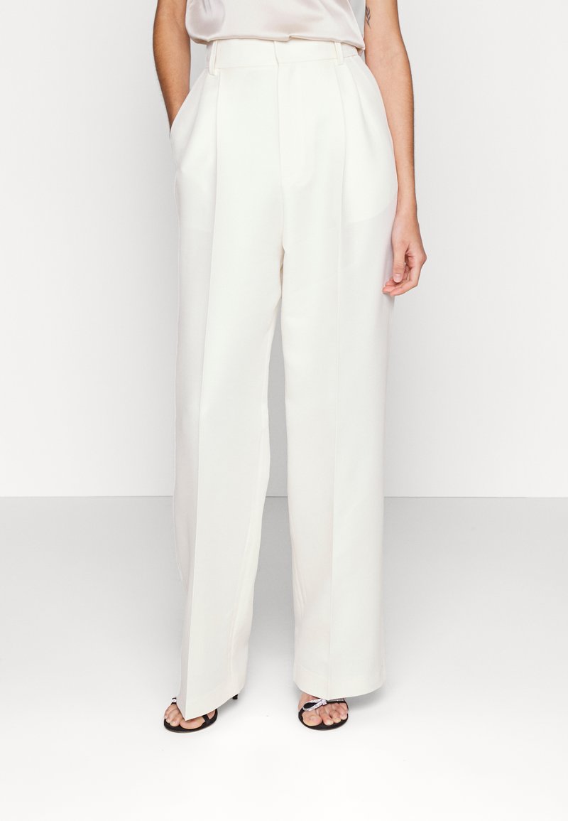 Dice Kayek PANTS Kalhoty off white/špinavě bílá Zalando.cz