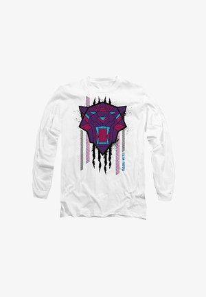 Marvel, BLACK PANTHER: WAKANDA FOREVER PANTHER HEAD SLASH - Long sleeved top - white