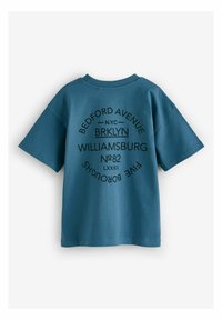 Next RELAXED FIT GRAPHIC SHORT SLEEVE 4 PACK - Camiseta estampada - rust brown black blue grey