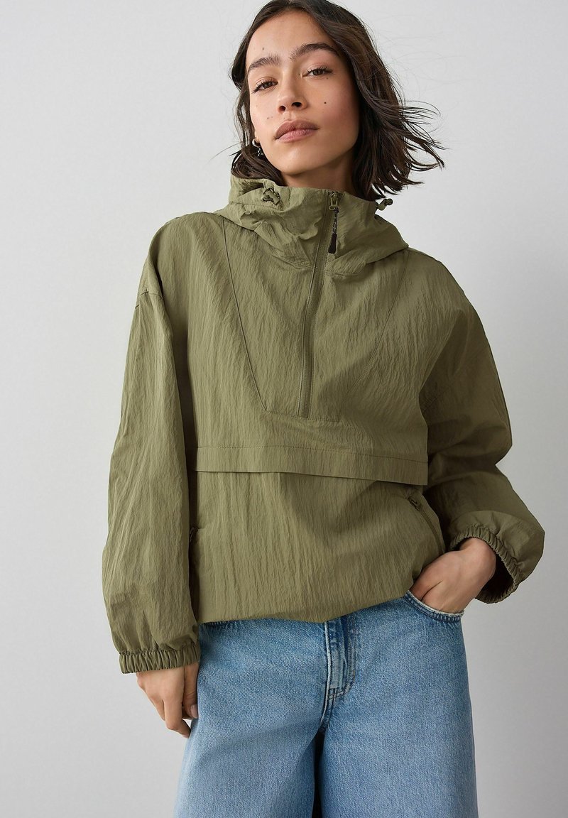 Next - OVERHEAD - Light jacket - khaki green, Enlarge