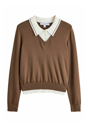 Next, Neule - chocolate brown