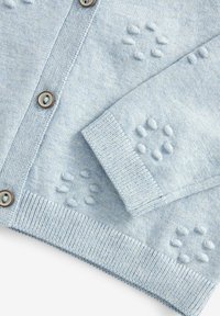 Next FLOWER BOBBLE REGULAR FIT - Vesta na kopčanje - light blue
