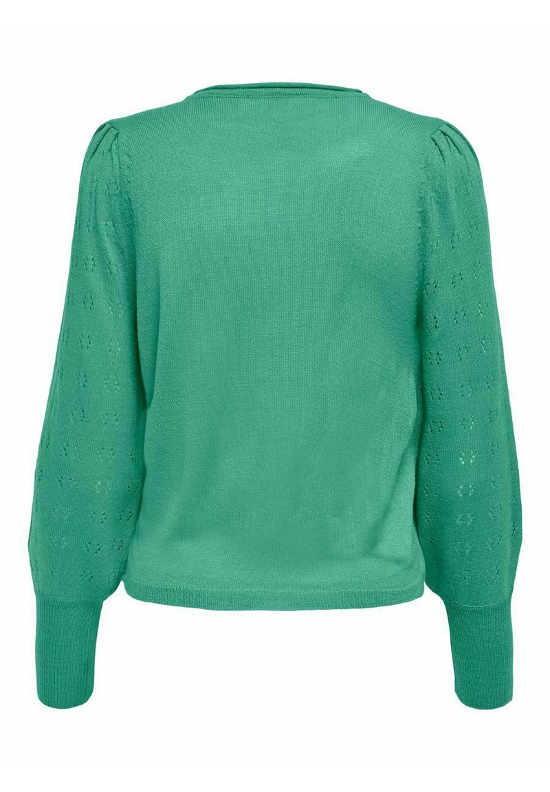 Damen Strickjacken | ONLY Strickpullover creme de menthe/hellblau-meliert - RM57122 Damen Strickjacken | ONLY Strickpullover creme de menthe/hellblau-meliert - RM57122