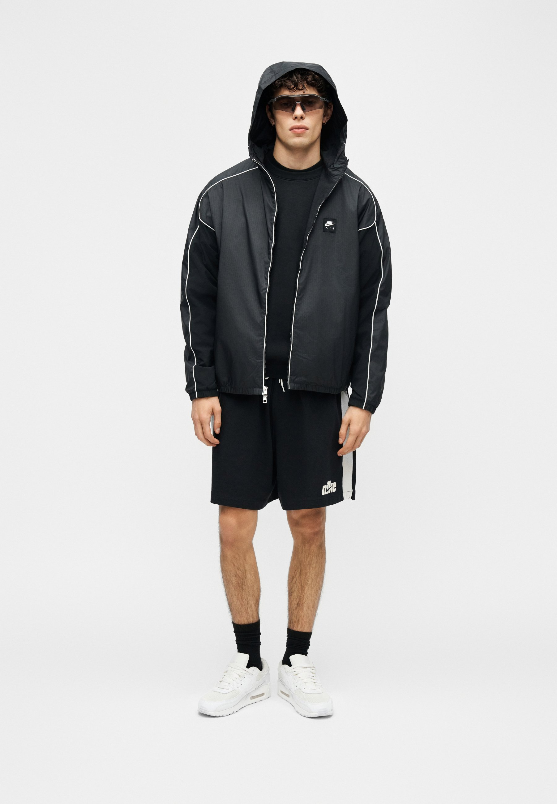 nike sportswear hybrid jacket black